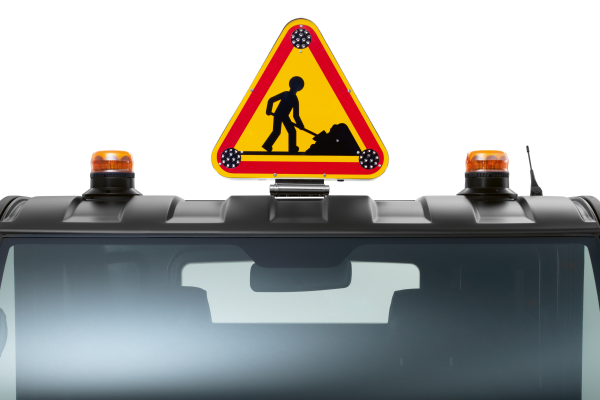  No-licence  cars AIXAM E-TRUCK Warning light