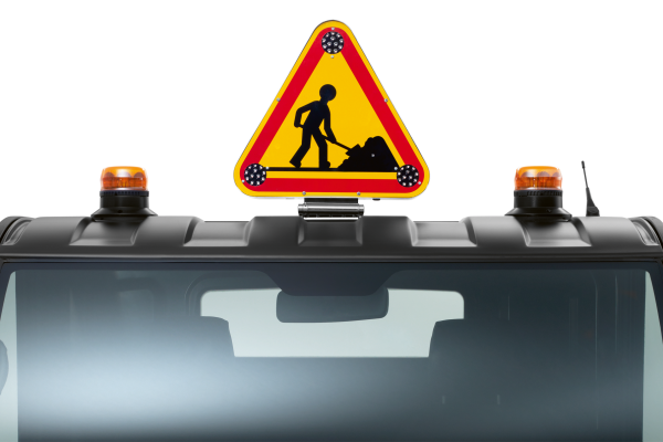 Utilitaire sans permis AIXAM D-TRUCK Triangle lumineux